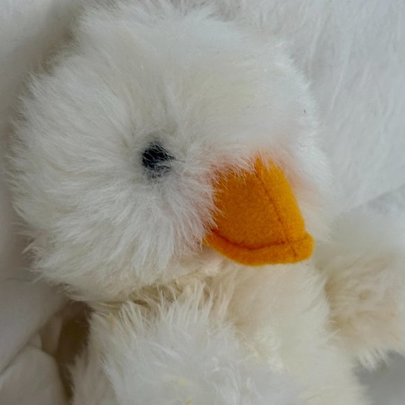 1995 Vintage Mary Meyer White Furry Duck - Picture 3 of 5